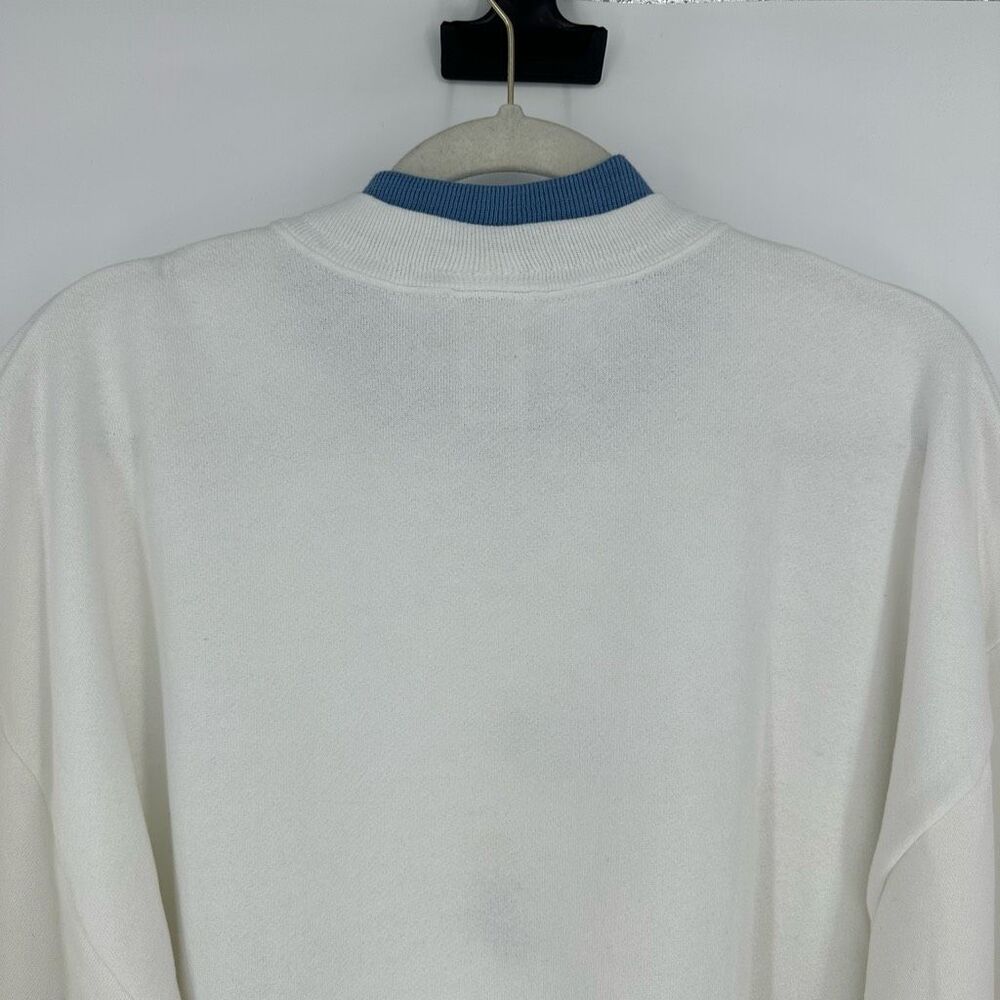 Vintage 90 Top Stitch Sweatshirt Graphic Embroidered Countryside Tree XL USA - Picture 12 of 12